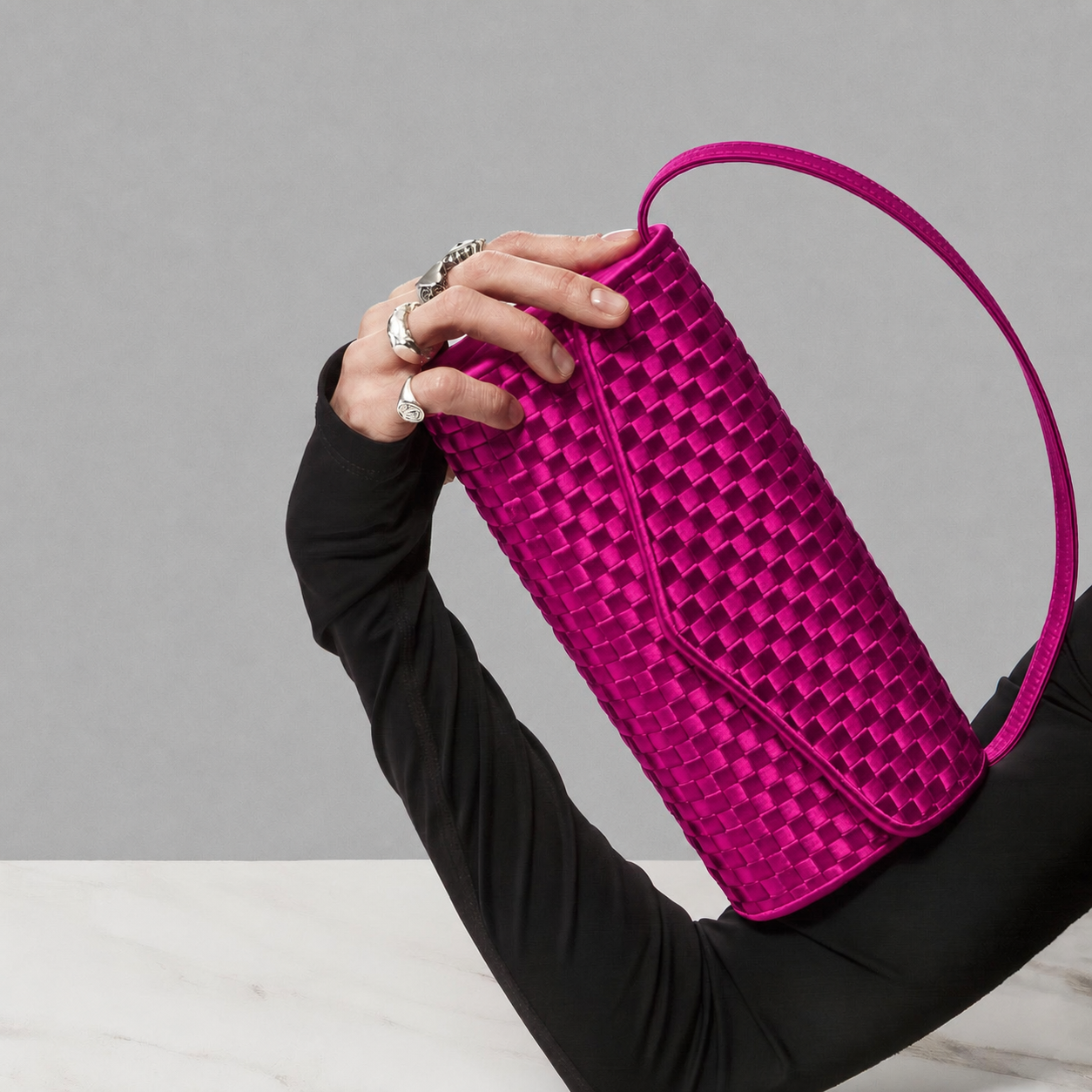 The Signature Collection Handbag - Brazen Fuchsia