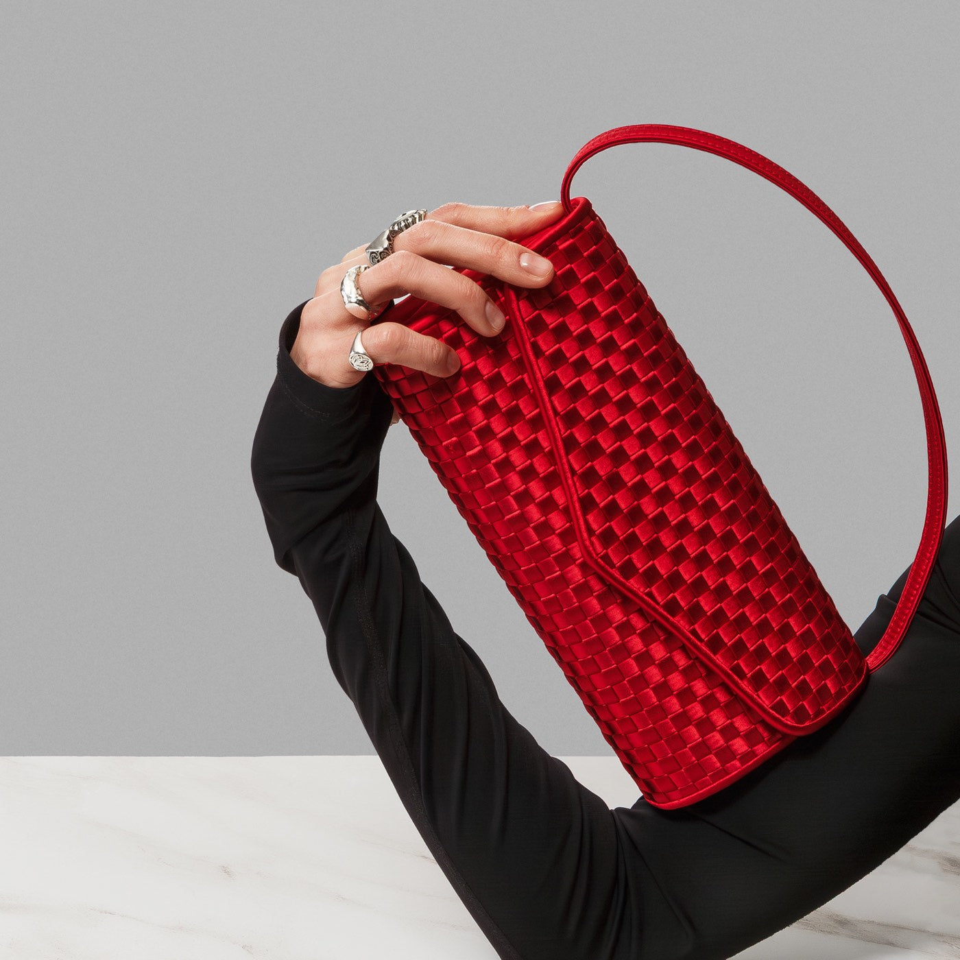 The Signature Collection Handbag - Perfect Red